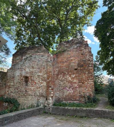 Stadtmauer im Burggarten in Salzwedel