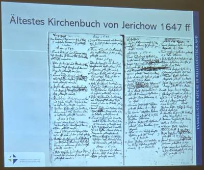 Auszug älteste Kirchenbuch von Jerichow