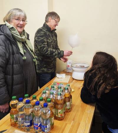 sehr gefragt: die Zuckerwatte