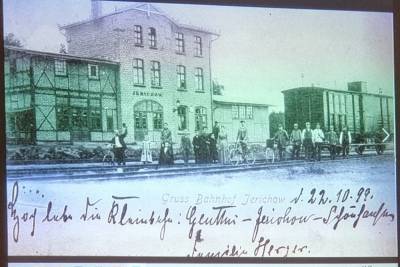 Ansicht des alten Bahnhofs in Jerichow