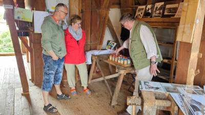 Ulrich Rode erklärte die unterschiedlichen Kornsorten.
