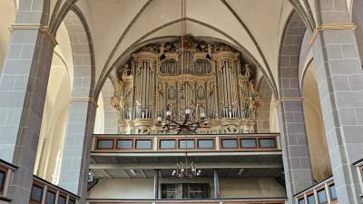 restaurierte Scholze-Orgel