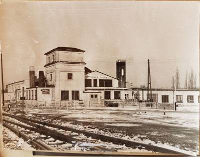 Bahnbetriebswerk Jerichow, heute wird das Gelände des Bahnbetriebswerkes durch eine private Firma genutzt