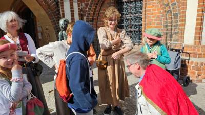 Ulrich Rode (re.) erhielt den Ritterschlag.