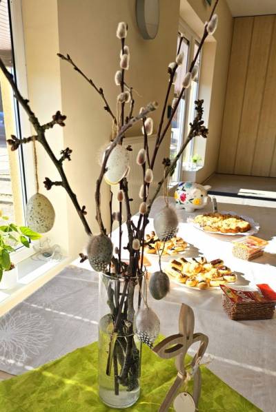 Zwischendurch konnten sich die Besucher der Lesung stärken.