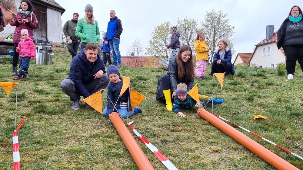 Viel Spaß beim Ostereiertrudelwettbewerb